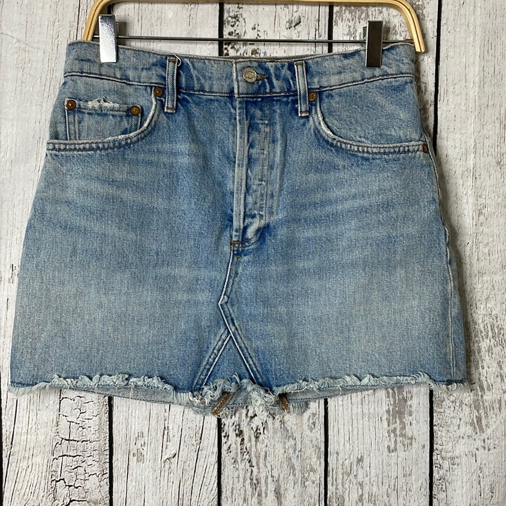 AGOLDE denim mini skirt size 28.​​